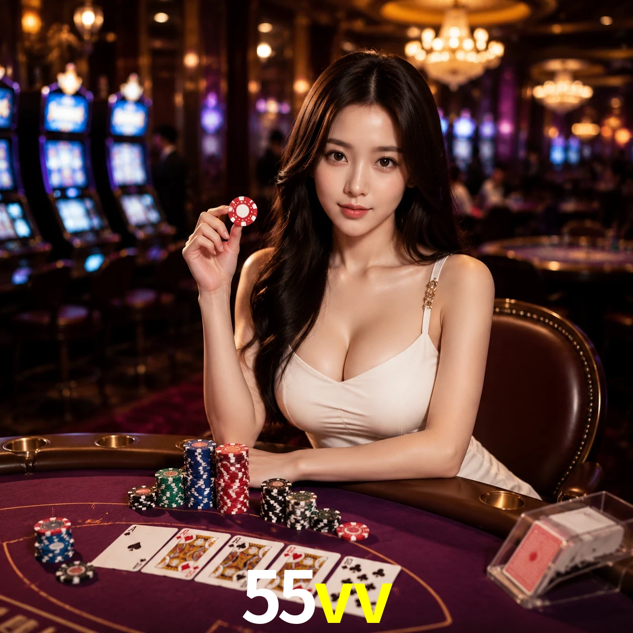 Cassino ao vivo 55vv dealers